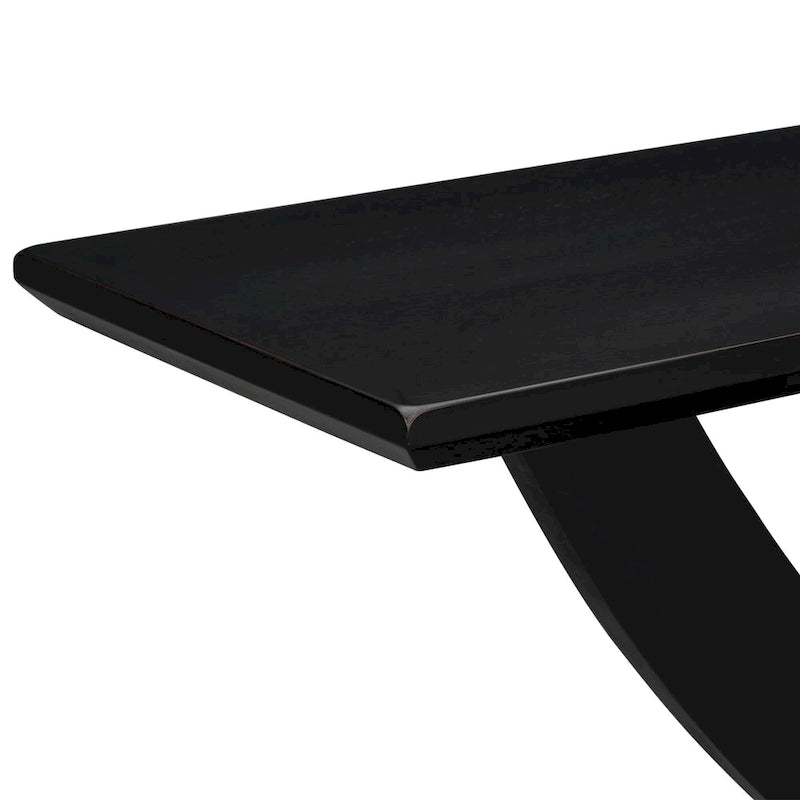 Rustic Console Table with Cross-Leg Design - 57 Inch-8