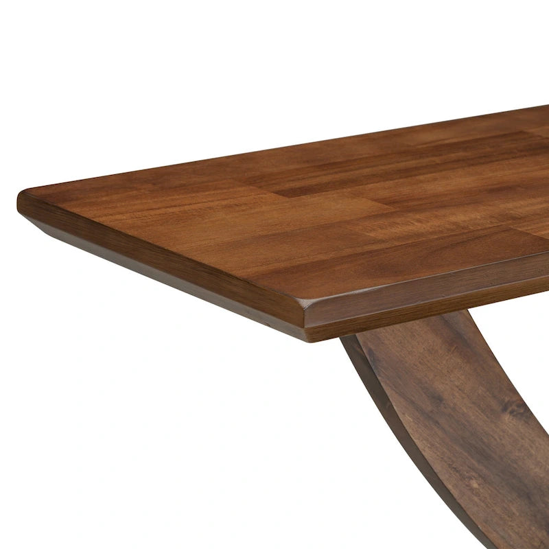 Rustic Console Table with Cross-Leg Design - 57 Inch-19