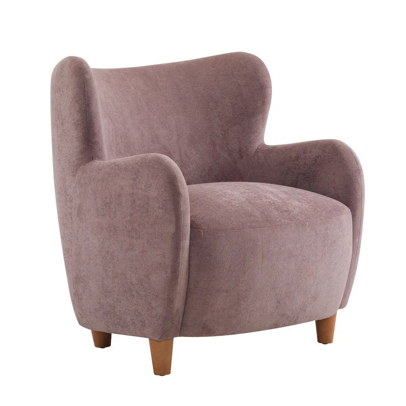 Fabric Wingback Accent Chair - Single Seat-9
