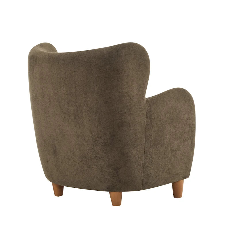 Fabric Wingback Accent Chair - Single Seat-21