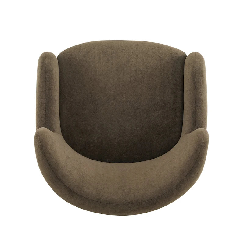 Fabric Wingback Accent Chair - Single Seat-23