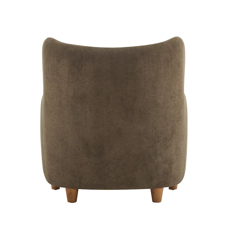 Fabric Wingback Accent Chair - Single Seat-24