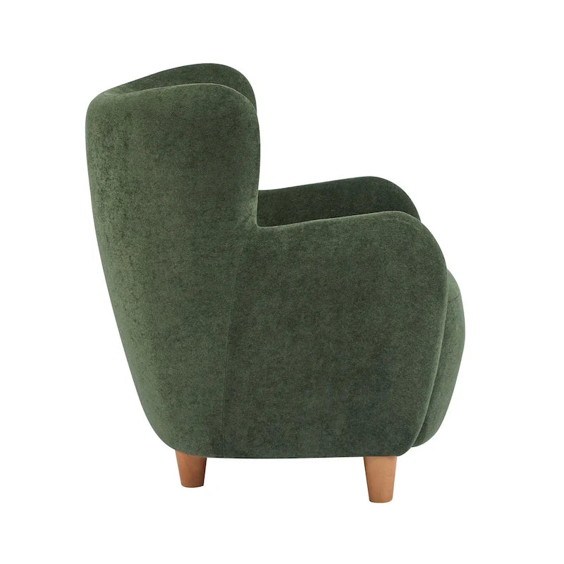 Fabric Wingback Accent Chair - Single Seat-31