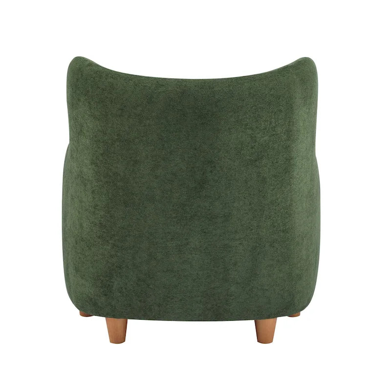 Fabric Wingback Accent Chair - Single Seat-33