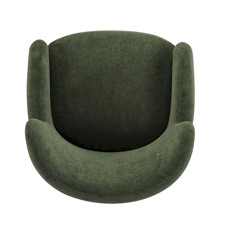 Fabric Wingback Accent Chair - Single Seat-34