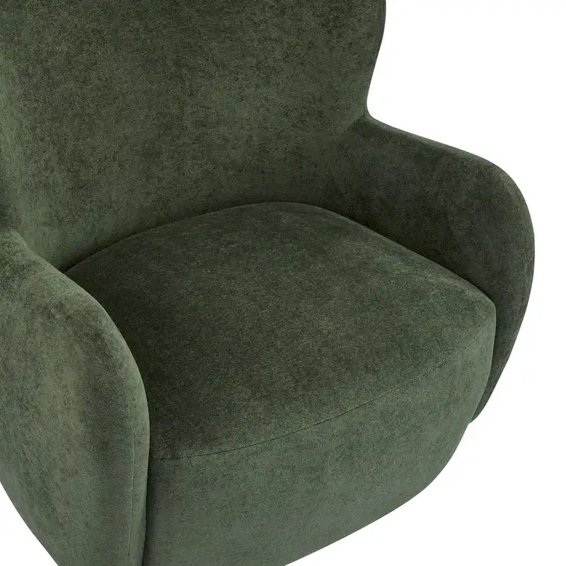 Fabric Wingback Accent Chair - Single Seat-35
