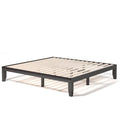 King Size 14 Wooden Bed Frame Mattress Platform Wood Slats