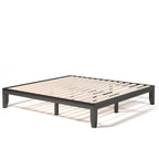King Size 14 Wooden Bed Frame Mattress Platform Wood Slats