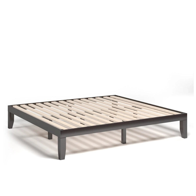 King Size 14 Wooden Bed Frame Mattress Platform Wood Slats