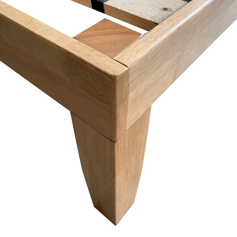 King Size 14 Wooden Bed Frame Mattress Platform Wood Slats