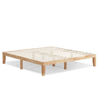 King Size 14 Wooden Bed Frame Mattress Platform Wood Slats