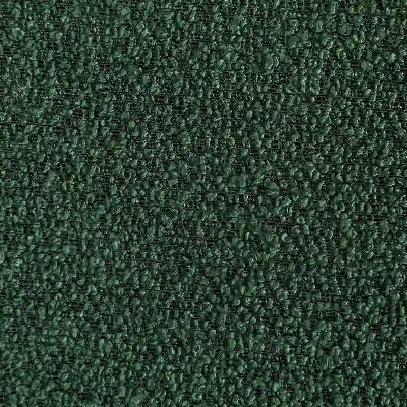 Beige Boucle Round Ottoman Footstool 23" Wide-26