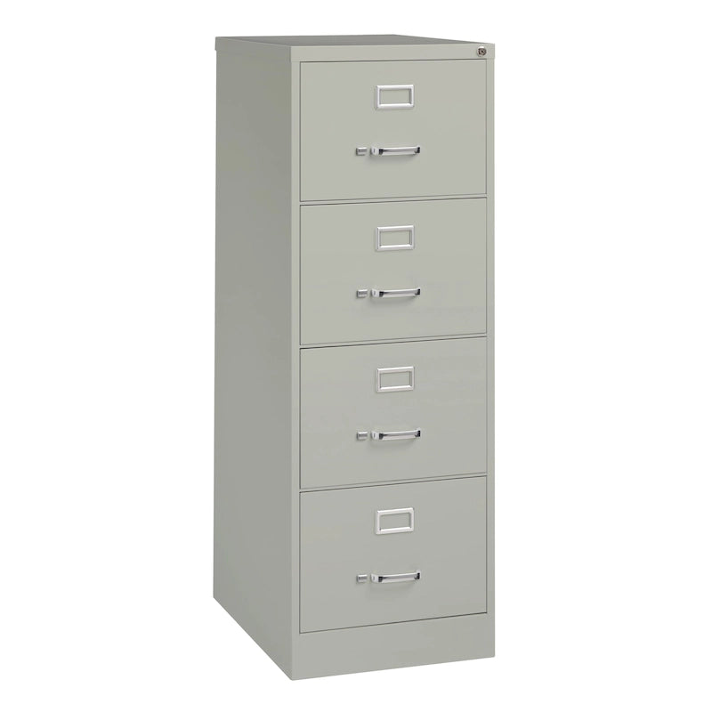 4-Drawer Legal Size Vertical File Cabinet - Putty/Black/Grey-14