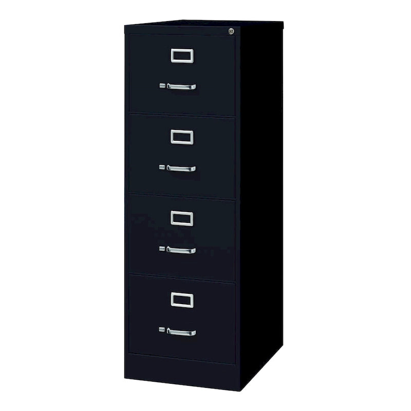 4-Drawer Legal Size Vertical File Cabinet - Putty/Black/Grey-6