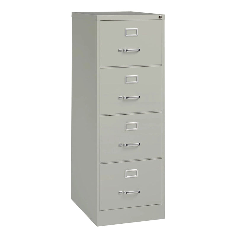 4-Drawer Legal Size Vertical File Cabinet - Putty/Black/Grey-7