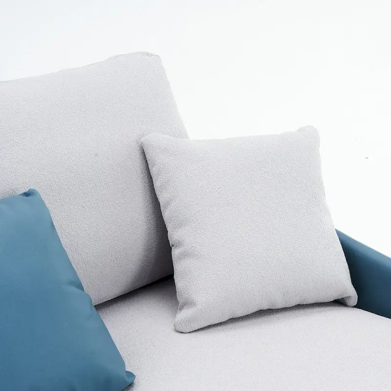 Gray U-Shape Sectional Sofa with Double Chaise - 4 Seat-23