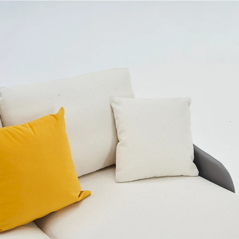 Gray U-Shape Sectional Sofa with Double Chaise - 4 Seat-33