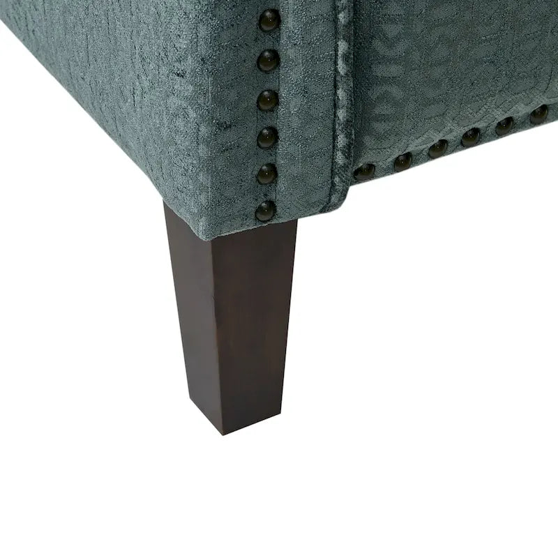 Blue Push Back Recliner Chair - Single Seat-10