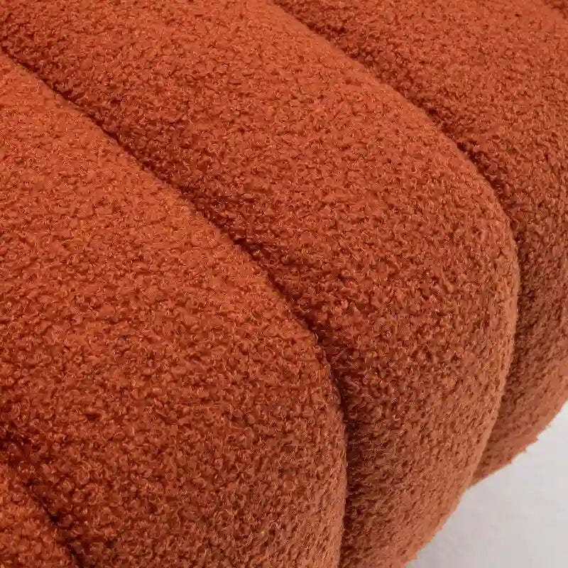 Velvet Swivel Accent Chair - Round Barrel Style - Single Seat-16