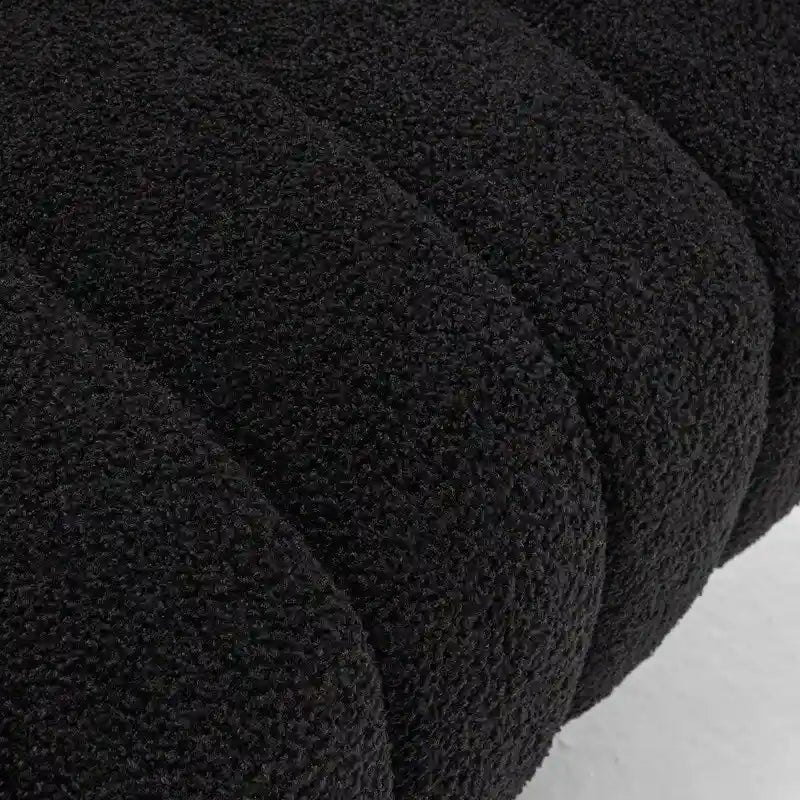 Velvet Swivel Accent Chair - Round Barrel Style - Single Seat-29