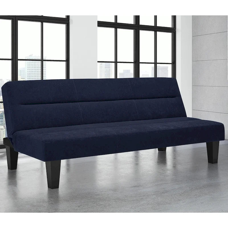 Microfiber Futon Sofa Bed - Convertible Sleeper for 1-2 People-9