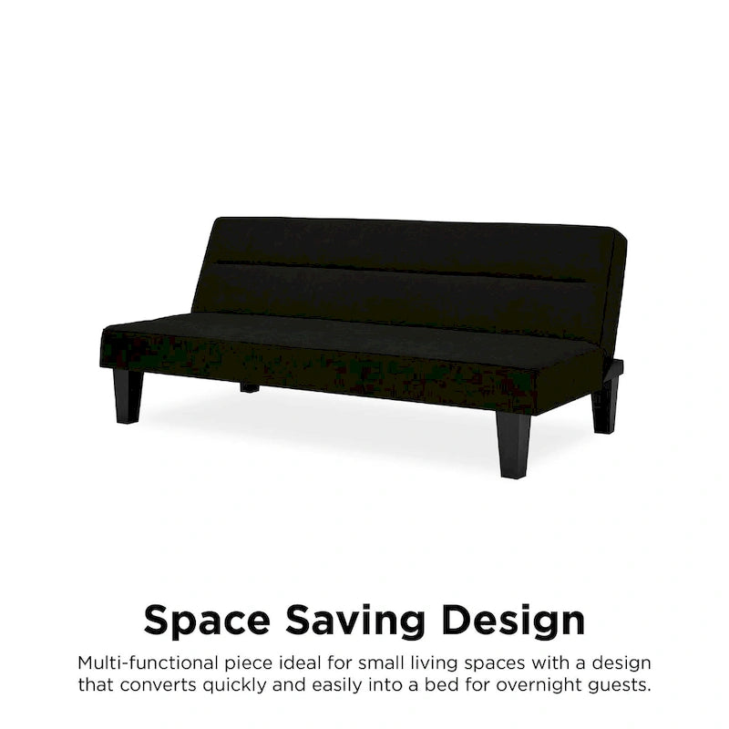 Microfiber Futon Sofa Bed - Convertible Sleeper for 1-2 People-25