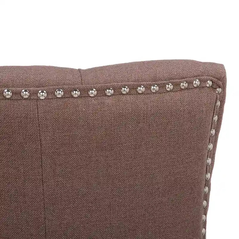 Beige Tufted Dining Chairs Set of 2-8