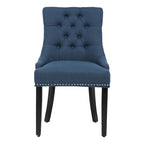 Beige Tufted Dining Chairs Set of 2