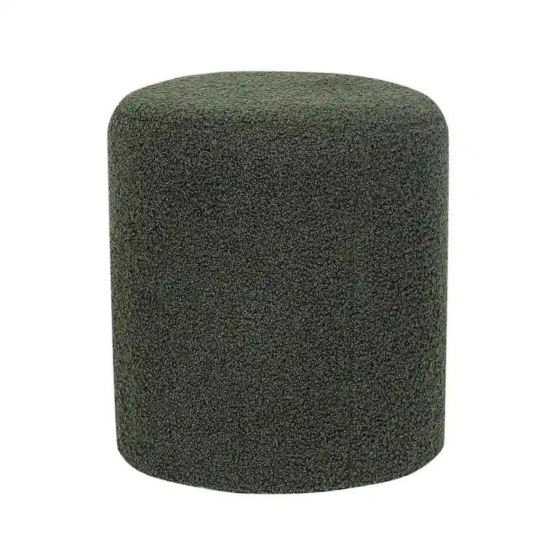 Adeco Footrest Ottoman 13 inches Fabric Stool for Living Room Bedroom-5