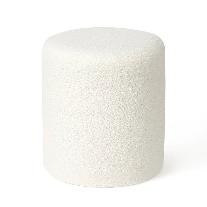 Adeco Footrest Ottoman 13 inches Fabric Stool for Living Room Bedroom-12