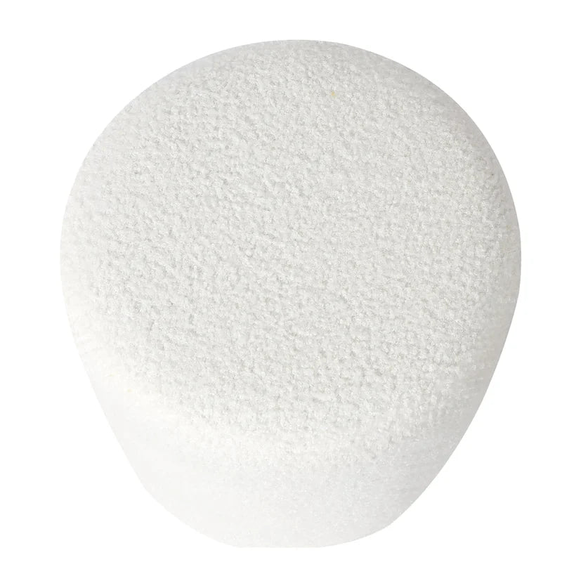 Adeco Footrest Ottoman 13 inches Fabric Stool for Living Room Bedroom-13