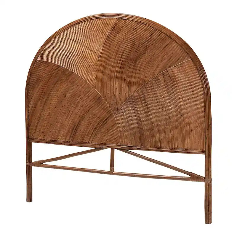 Rattan Standalone Headboard - Dark Brown/Light Honey - Queen/King Size
