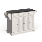 Crosley Alexandria Granite Top Full Size Kitchen Island/Cart - 18d x 51.5w x 34h