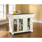 Granite Top Full Size Kitchen Island/Cart - 18d x 51.5w x 34h