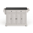 Granite Top Full Size Kitchen Island/Cart - 18d x 51.5w x 34h