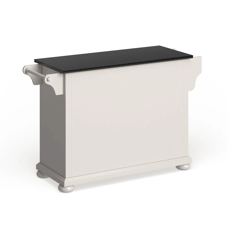 Granite Top Full Size Kitchen Island/Cart - 18d x 51.5w x 34h