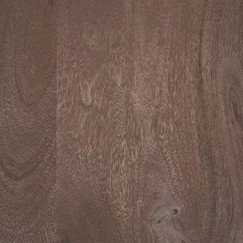 Black Solid Wood Round Accent Table - 18L x 18W x 22H-20