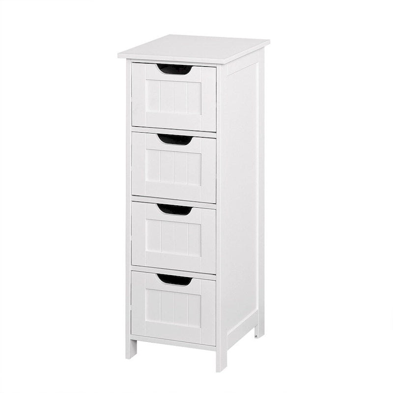 4-Drawer Slim Bathroom Storage Cabinet-9
