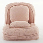 Convertible Flip Chair, Floor Lazy Sofa, Folding Upholstered Couch Bed with Adjustable Backrest