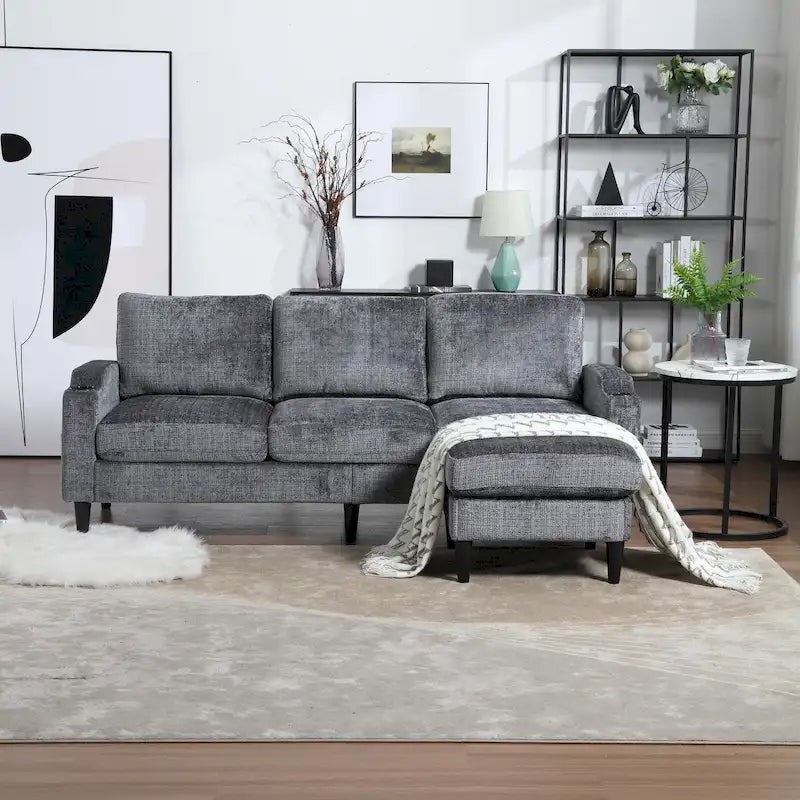 Storage Sofa /Living Room Sofa Cozy Sectional Sofa-43