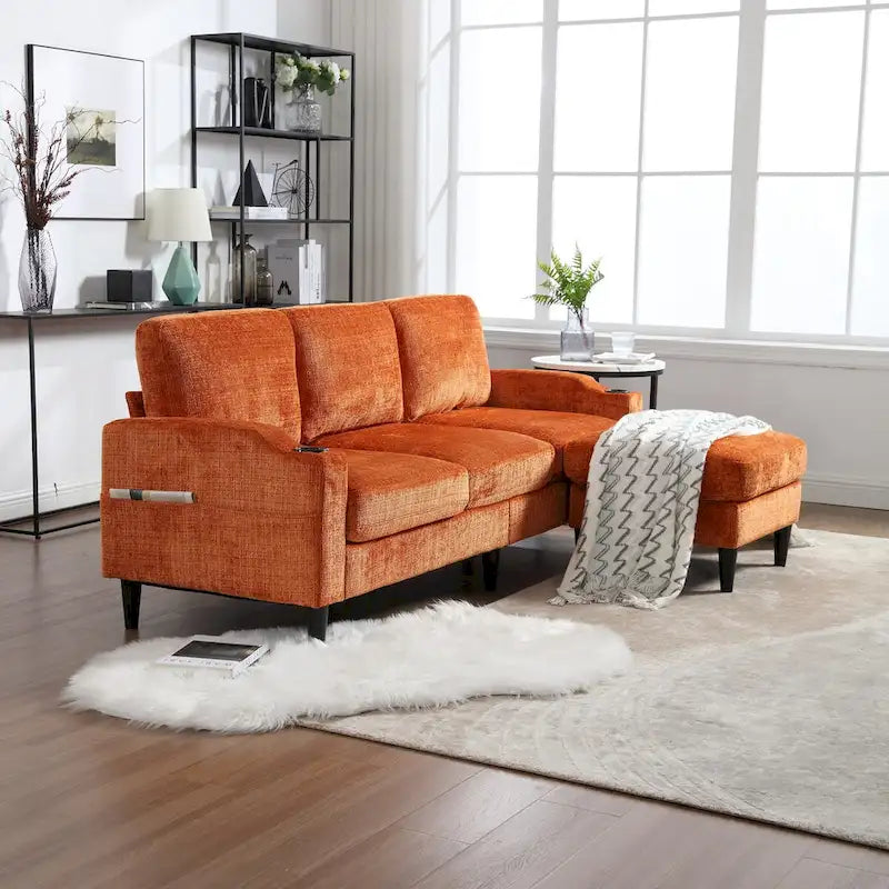 Storage Sofa /Living Room Sofa Cozy Sectional Sofa-10