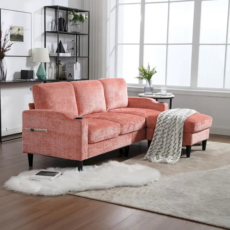 Storage Sofa /Living Room Sofa Cozy Sectional Sofa-18