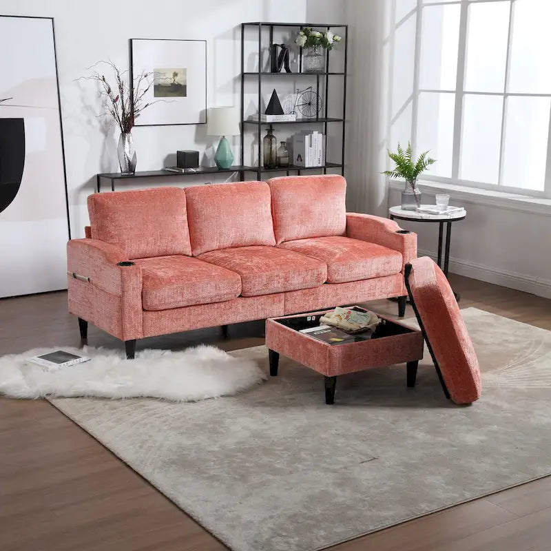 Storage Sofa /Living Room Sofa Cozy Sectional Sofa-19