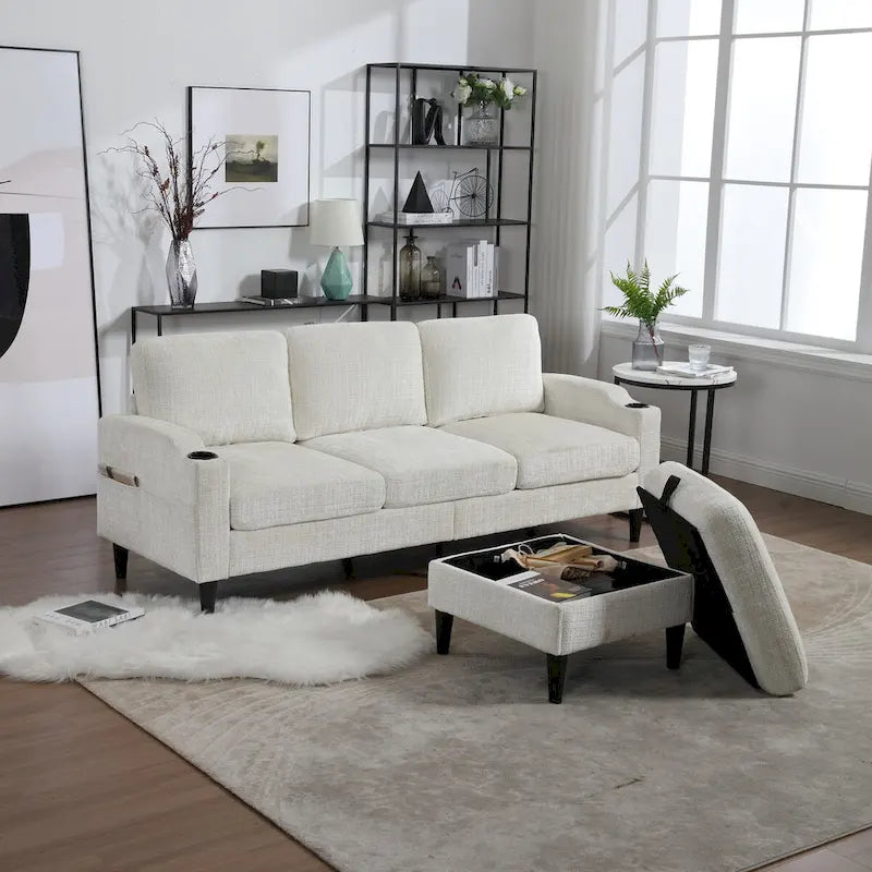 Storage Sofa /Living Room Sofa Cozy Sectional Sofa-27