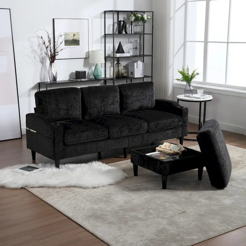 Storage Sofa /Living Room Sofa Cozy Sectional Sofa-35