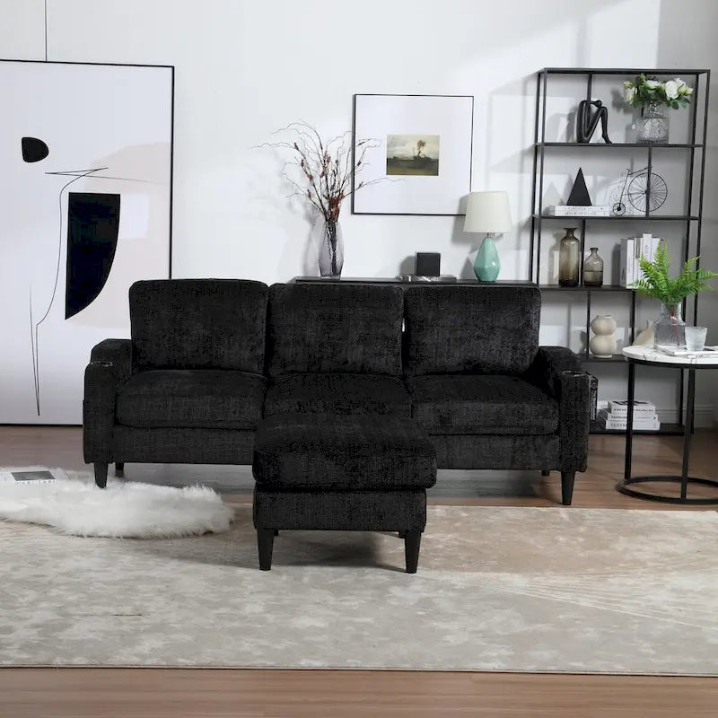 Storage Sofa /Living Room Sofa Cozy Sectional Sofa-36