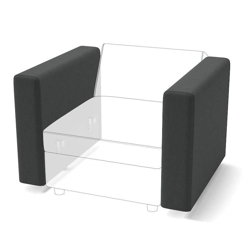 Gray Modular Sectional Sofa with Storage - 3-Piece-38