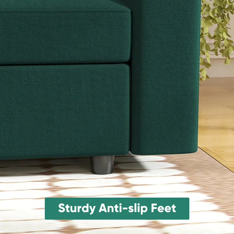 Gray Modular Sectional Sofa with Storage - 3-Piece-9