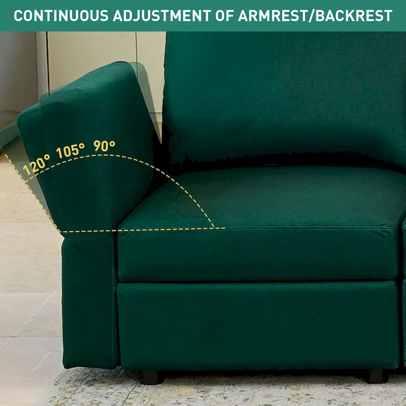 Gray Modular Sectional Sofa with Storage - 3-Piece-10