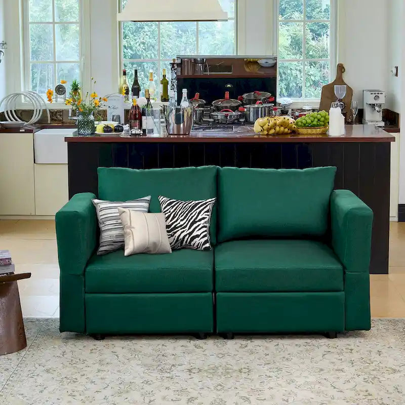 Gray Modular Sectional Sofa with Storage - 3-Piece-11